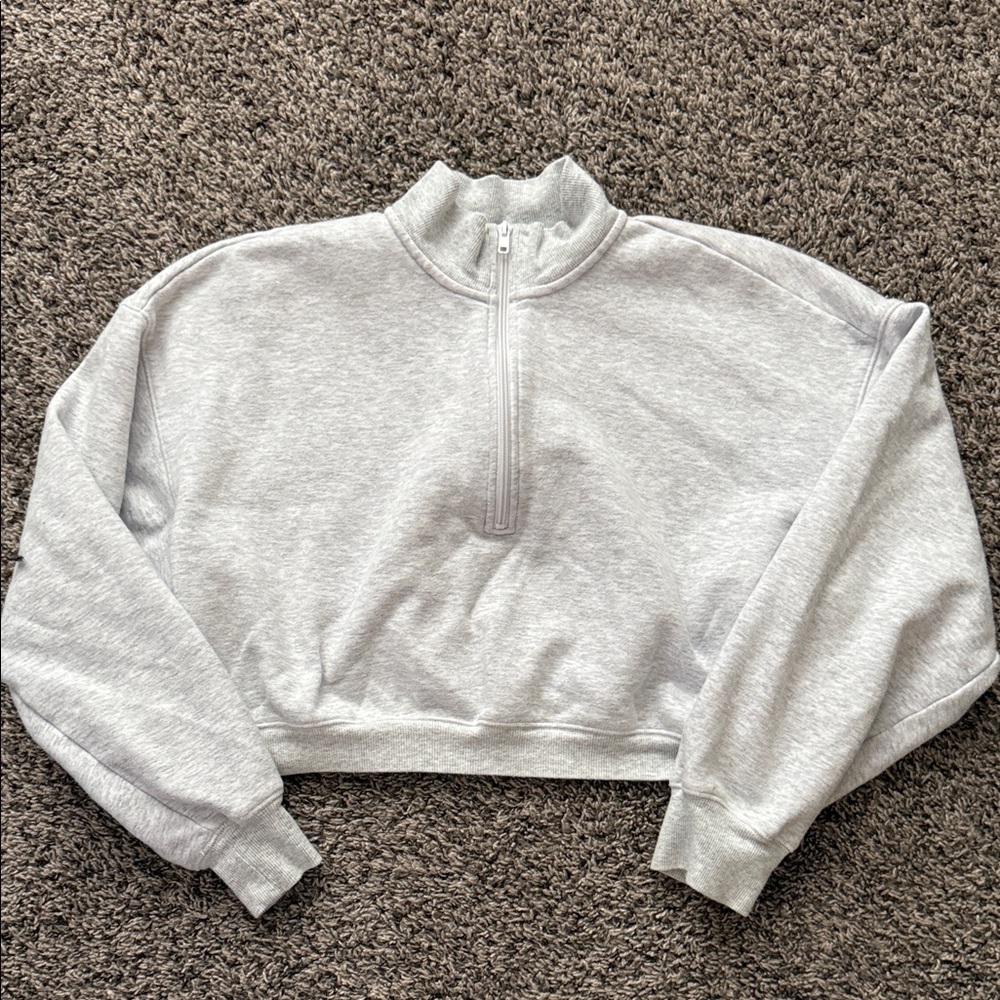 Skims Cropped Quarter Zip
